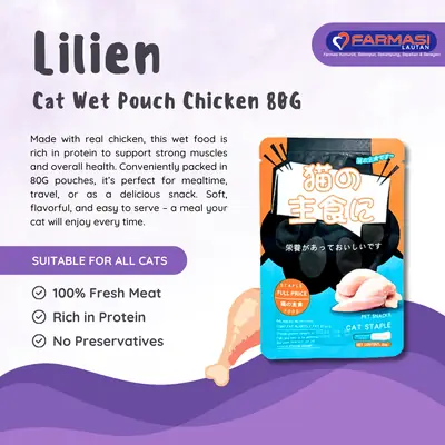 LILIEN CAT WET POUCH CHICKEN 80 G