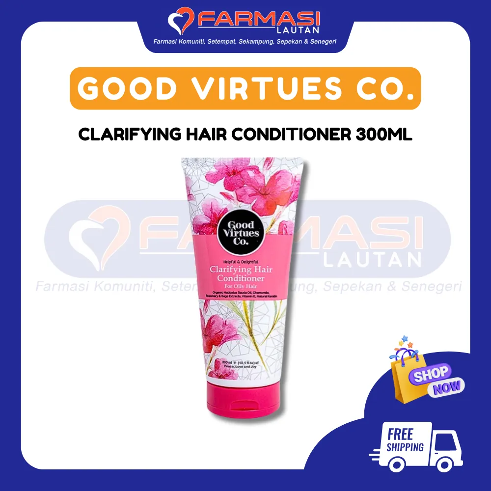 GVC CLARIFYING HAIR & SCALP CONDITIONER (OILY HAIR) 300 ML