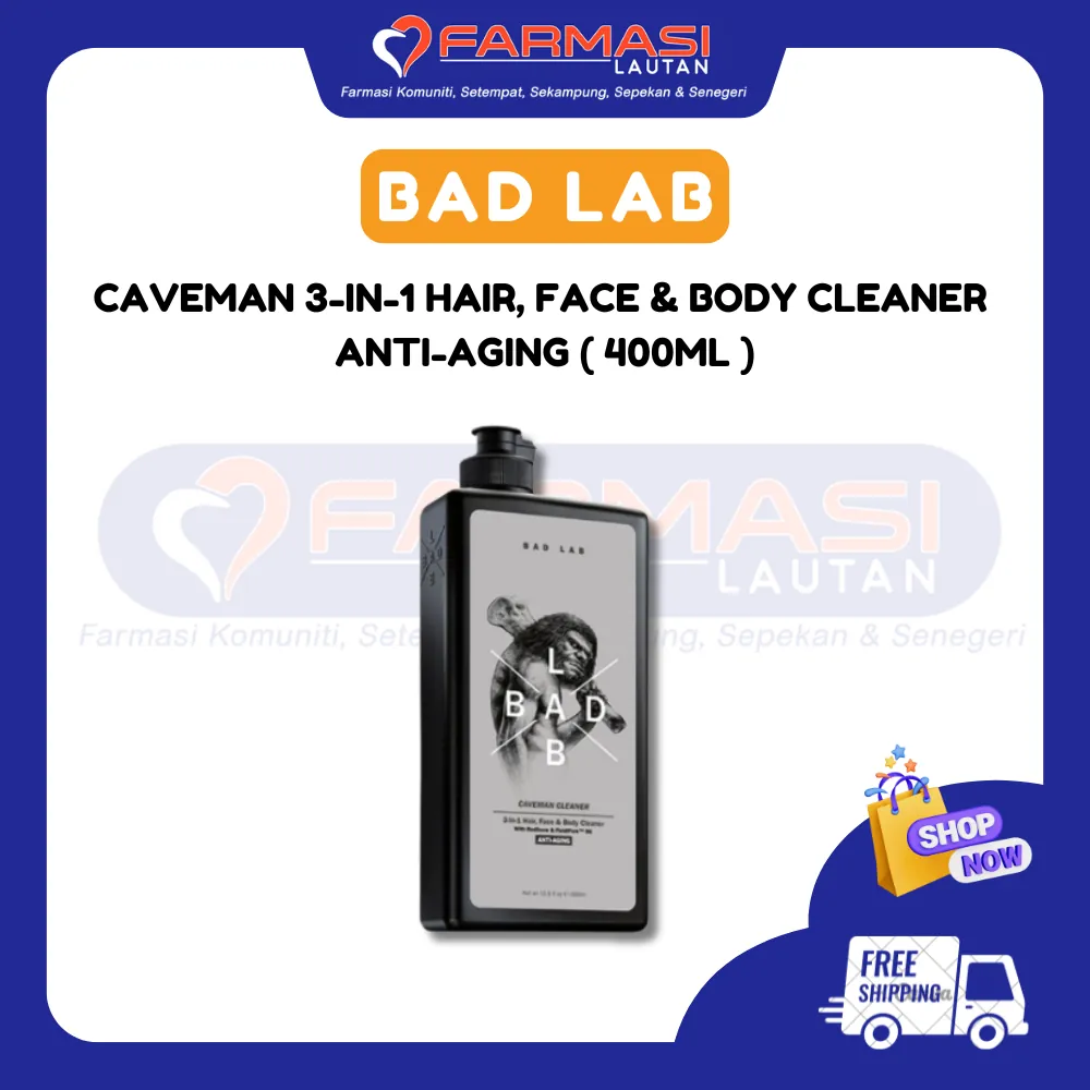 BAD LAB CAVEMAN CLEANER ANTI AGING 400 ML