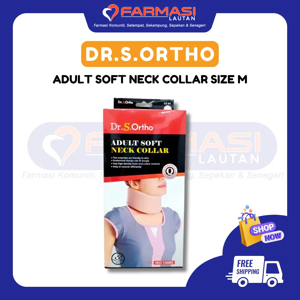 DR.S.ORTHO CC-01 ADULT SOFT NECK COLLAR SIZE M