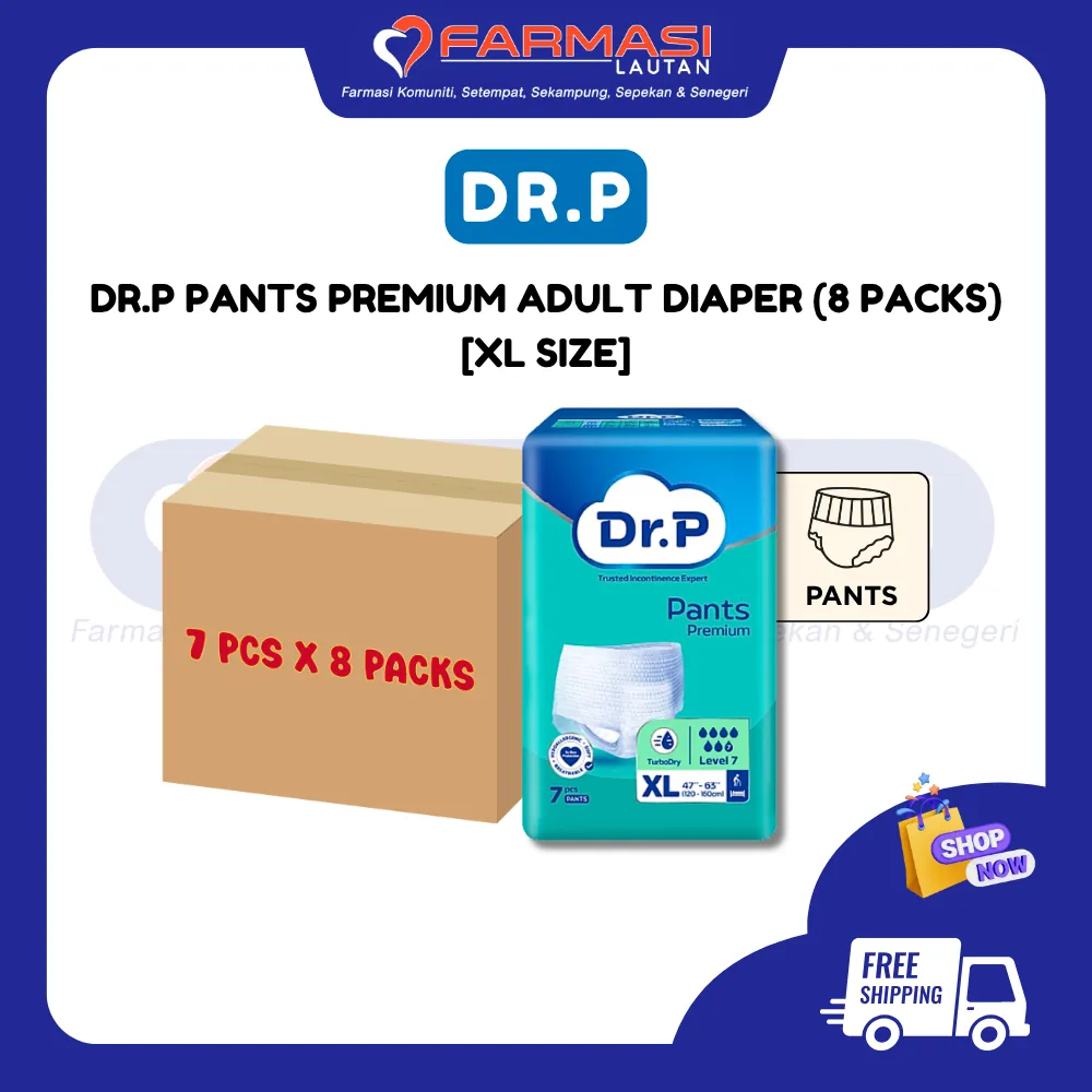 TENA DR.P PREMIUM PANTS XL 7 PANTS X 8 PCKTS