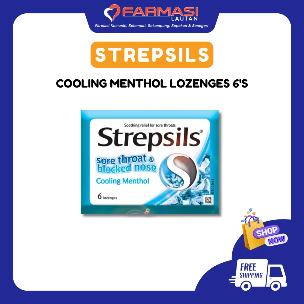 STREPSILS COOLING MENTHOL 6 LZGS