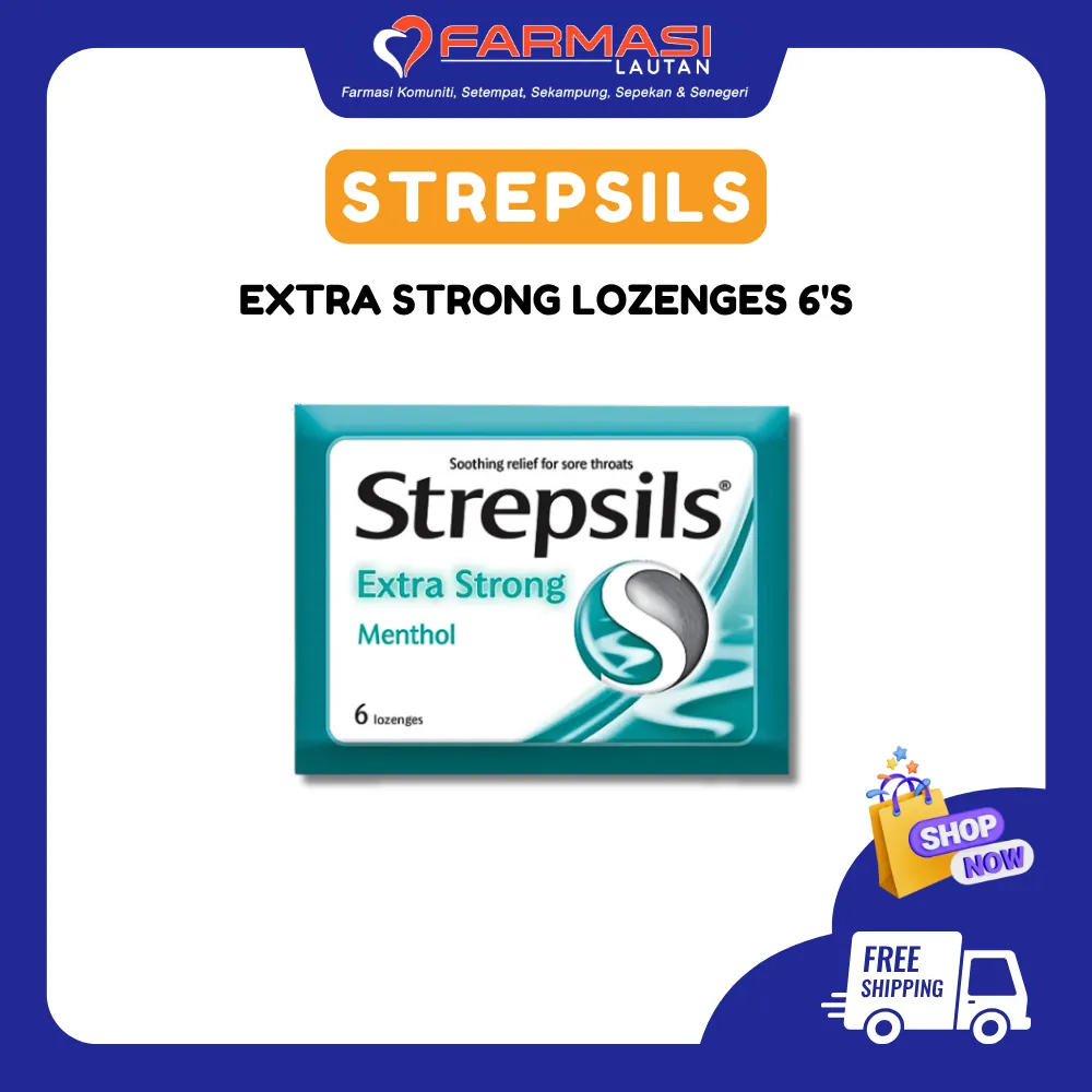 STREPSILS EXTRA STRONG 6 LZGS