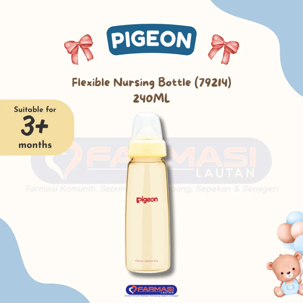 PIGEON 79214 FLEXIBLE NURSING BOTTLE 240 ML