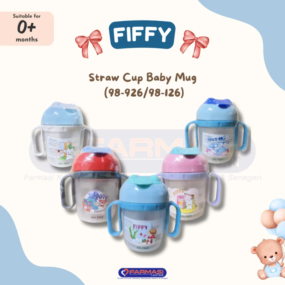 FIFFY STRAW CUP BABY MUG 98-926/98-126