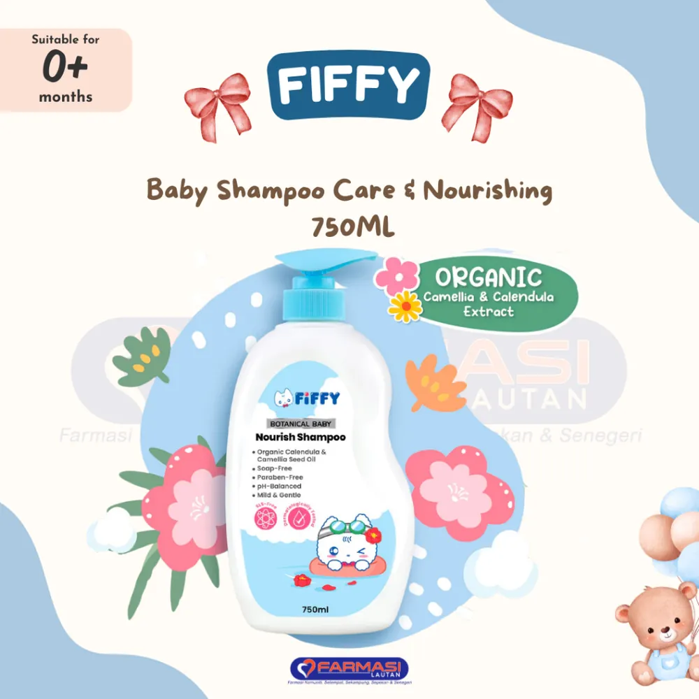 FIFFY BABY SHAMPOO CARE & NOURISHING 750 ML