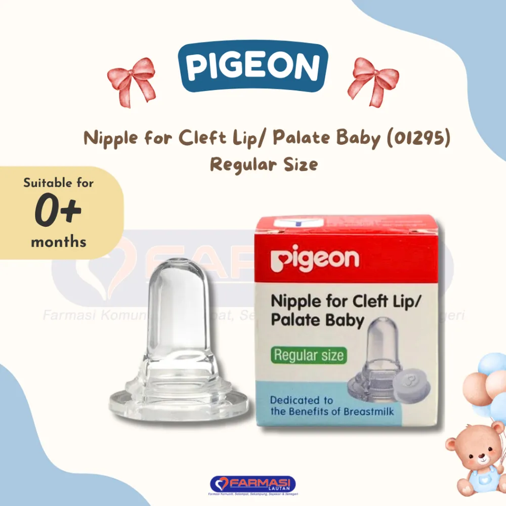 PIGEON 01295 NIPPLE FOR CLEFT LIP / PALATE BABY R