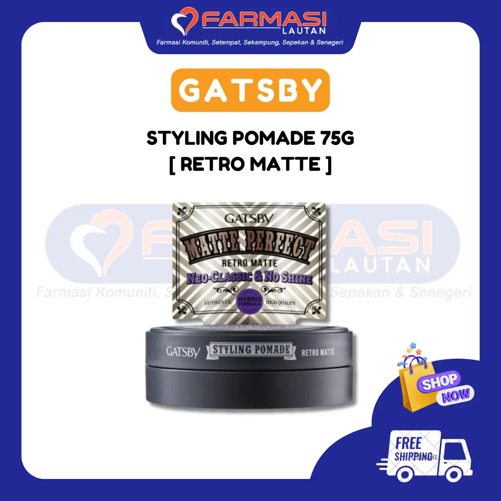 GATSBY STYLING POMADE RETRO POMADE 75G