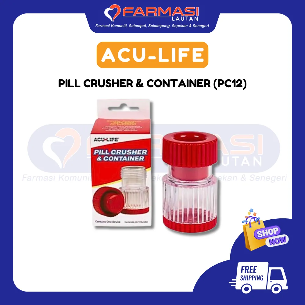 ACU-LIFE PILL CRUSHER & CONTAINER PC12