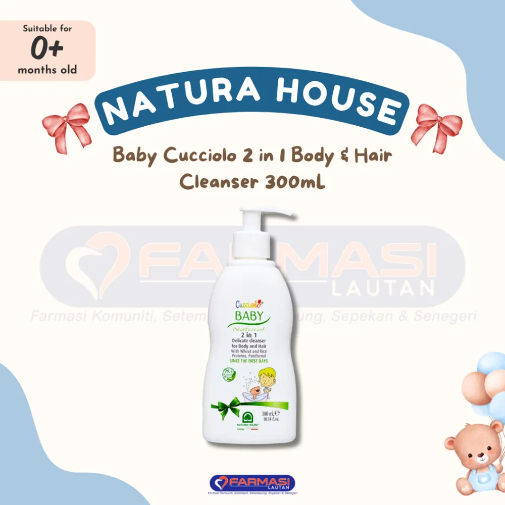 NH BABY CUCCIOLO 2 IN 1 BODY AND HAIR CLEANSER 300 ML