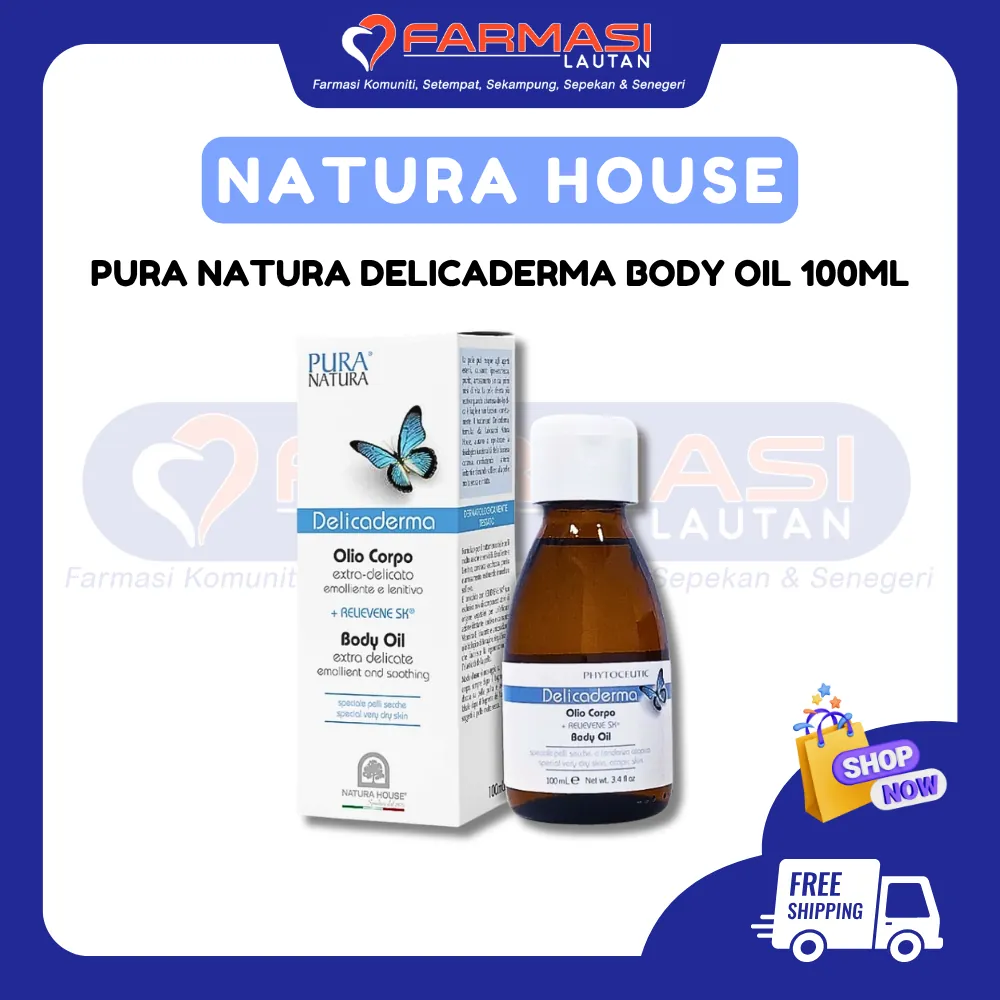 NH PURA NATURA DELICADERMA BODY OIL 100 ML