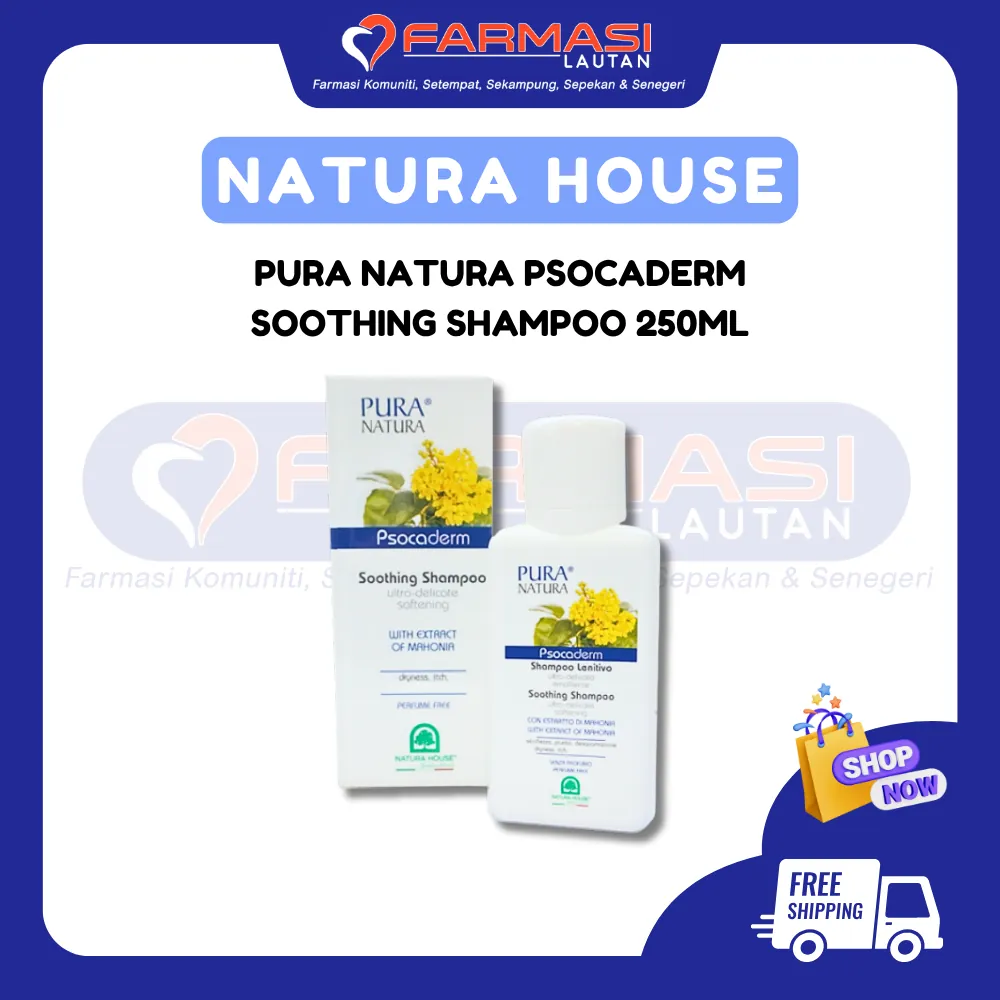 NH PURA NATURA PSOCADERM SOOTHING SHAMPOO 250 ML