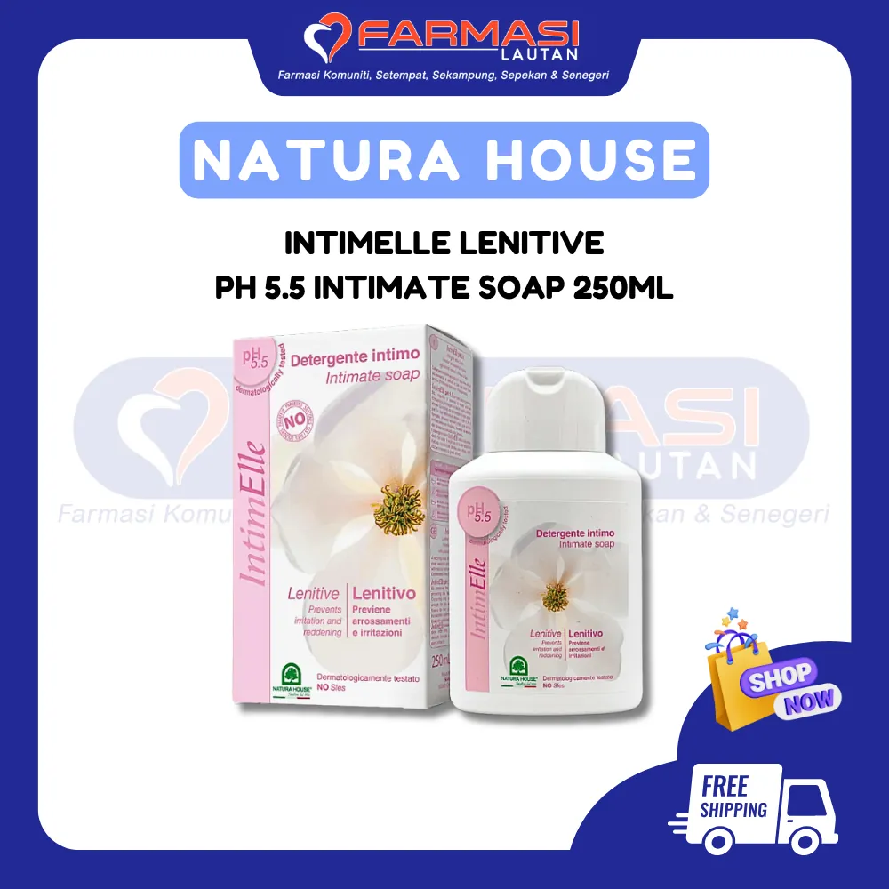 NH INTIMELLE LENITIVE LIQUID SOAP PH 5.5 250 ML