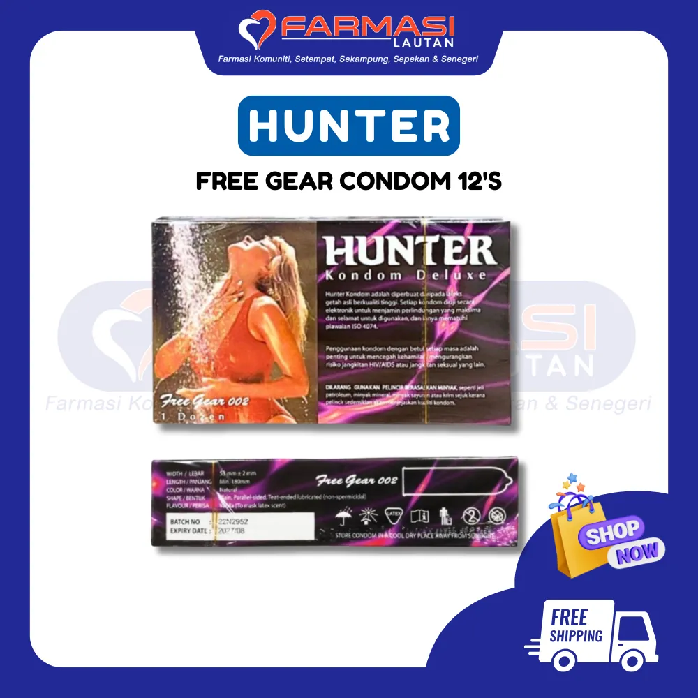 HUNTER FREE GEAR 002 12 CONDOMS