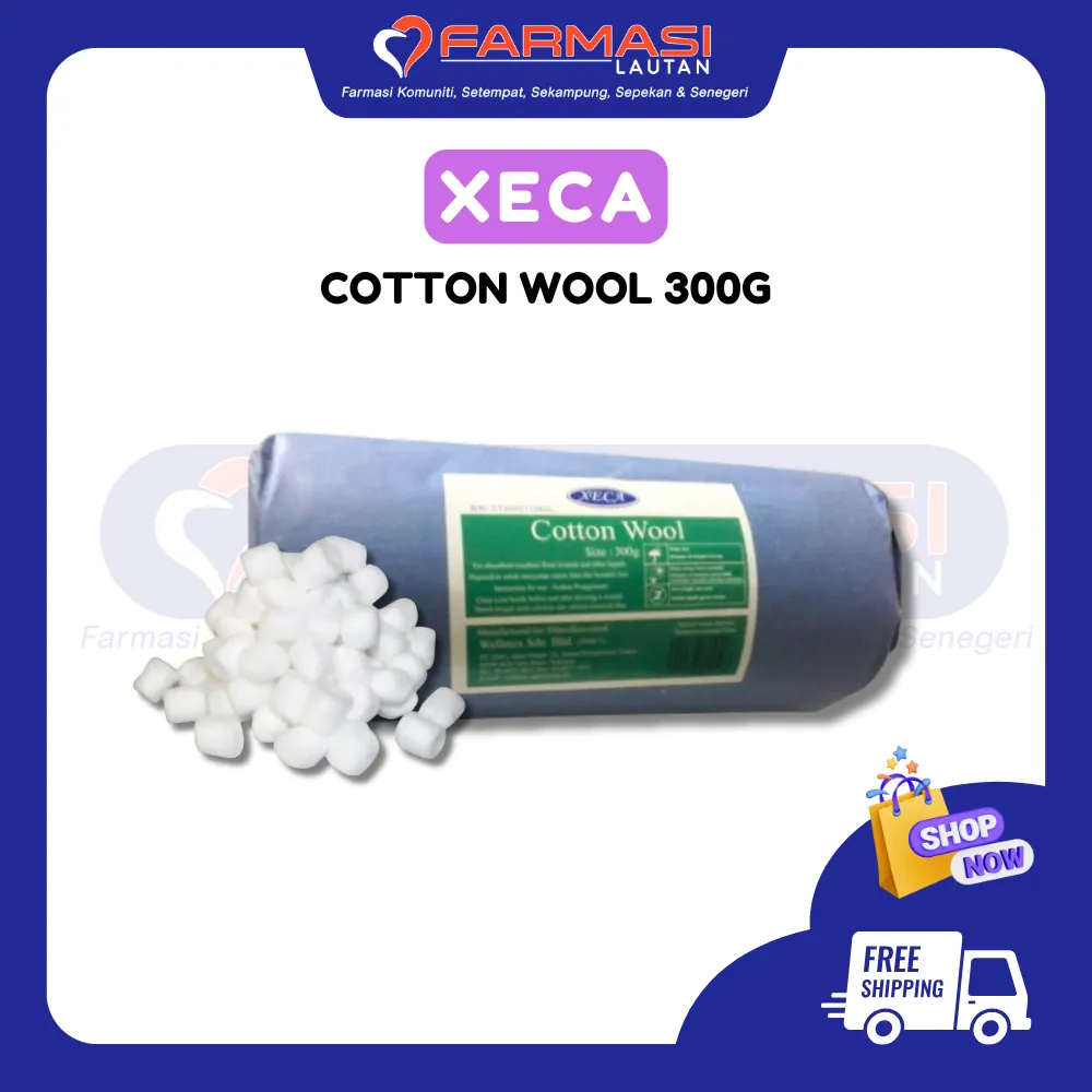 XECA/XECARE COTTON WOOL 300 G