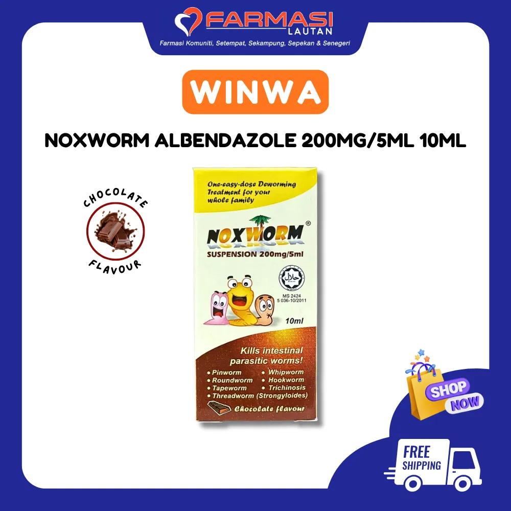 Noxworm Suspension 200 MG/5 ml 10 ml