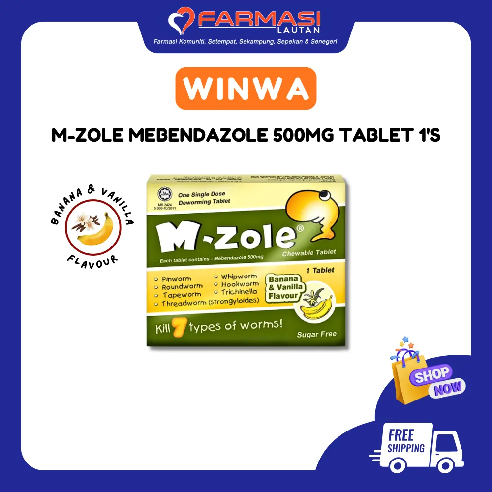M-Zole 500 mg 1 Chwtab