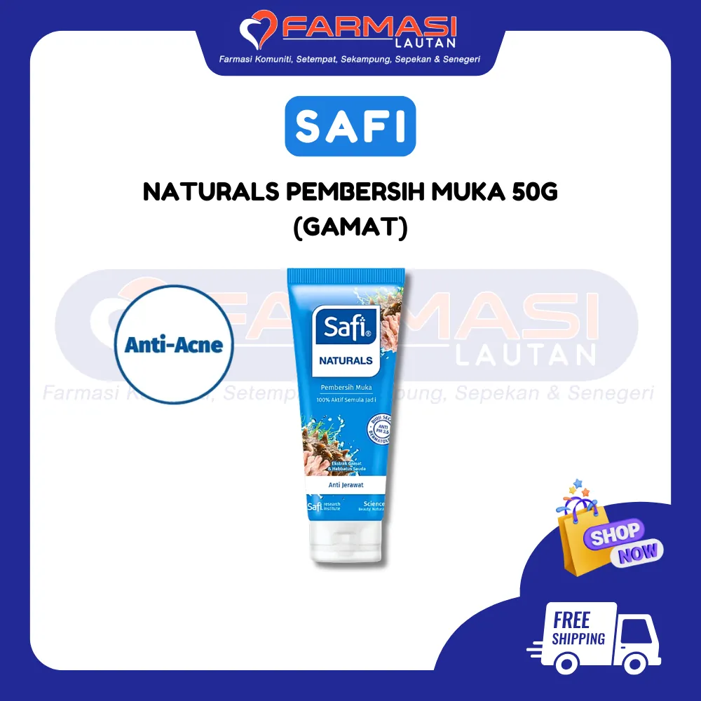 SAFI BALQIS PEMBERSIH MUKA SARI GAMAT 50 G