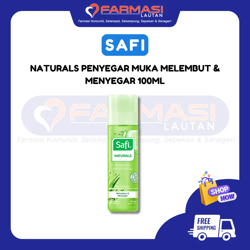 SAFI PENYEGAR ALOE VERA & HABBATUS SAUDA 100 ML