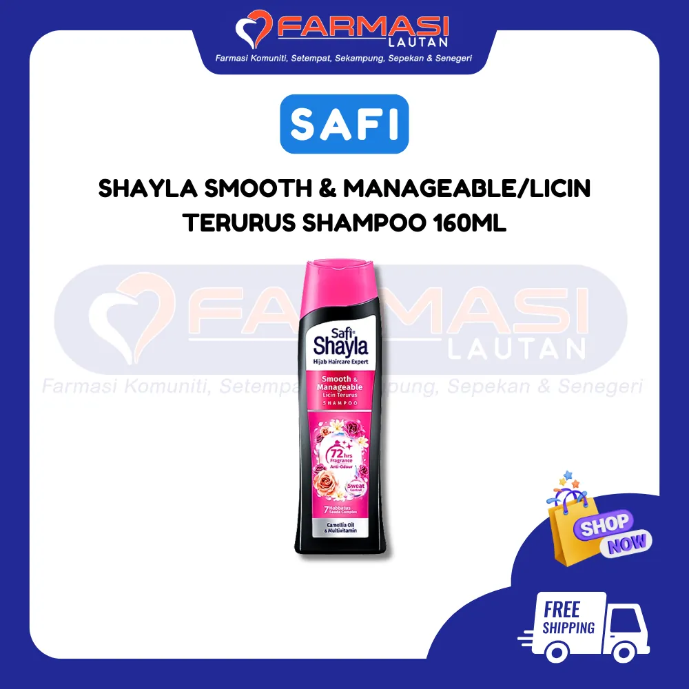 2601659 SAFI SHAYLA SYAMPU LICIN TERURUS 160 ML