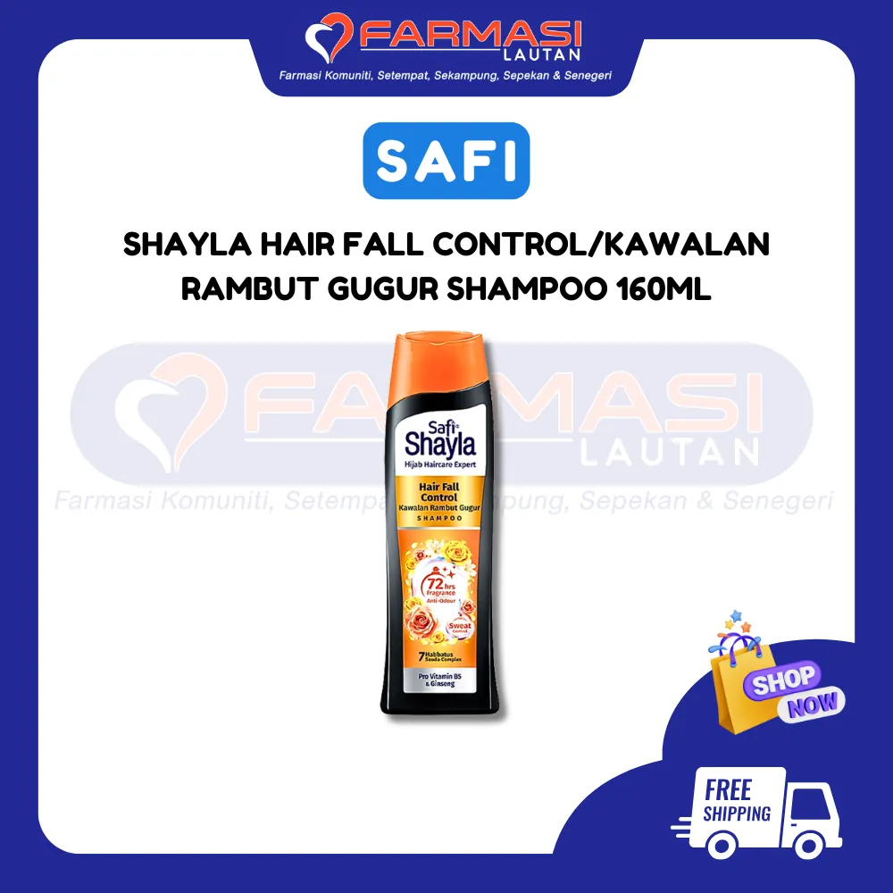 2601658 SAFI SHAYLA SYAMPU KAWALAN RAMBUT GUGUR 160 ML