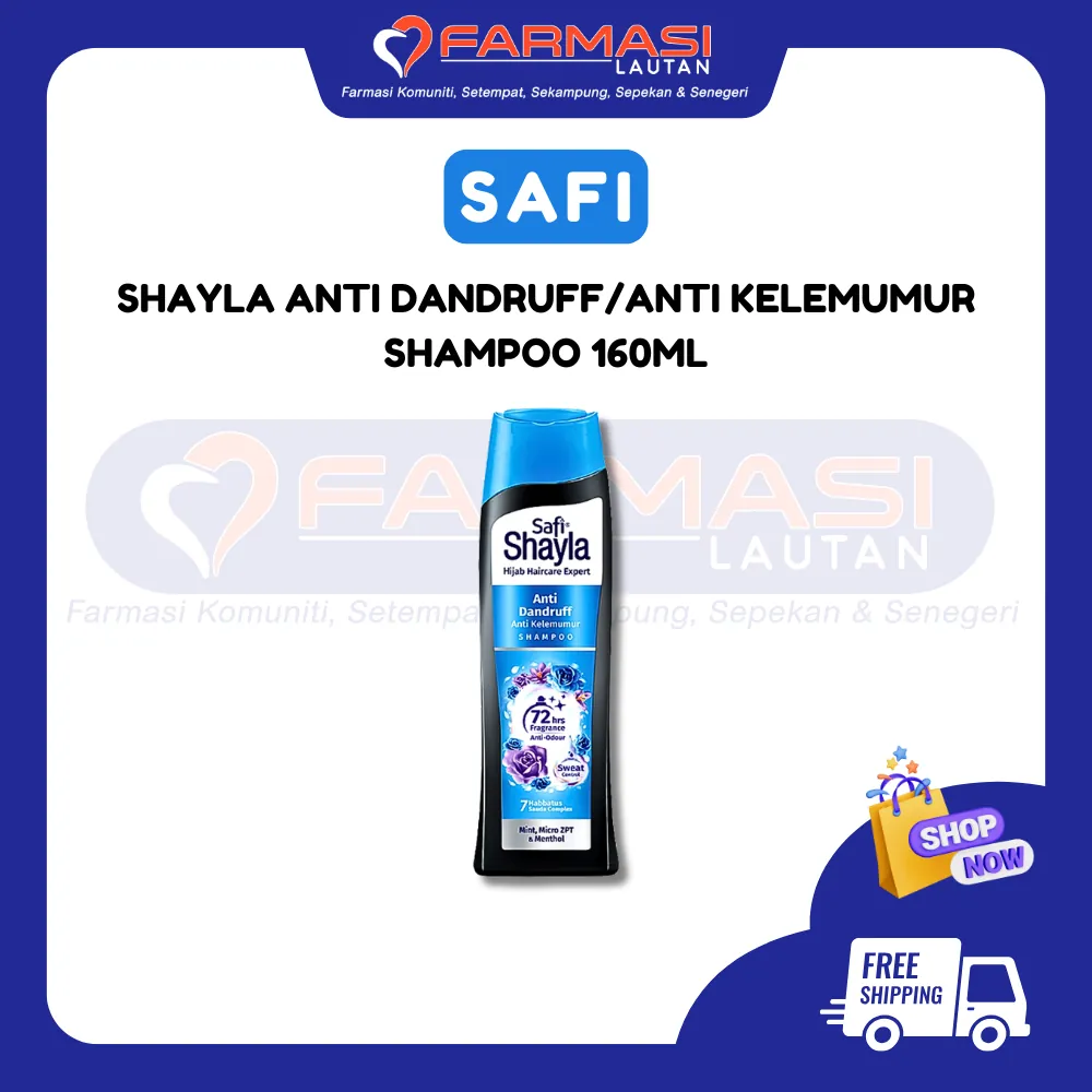 SAFI SHAYLA SYAMPU ANTI KELEMUMUR 160 ML