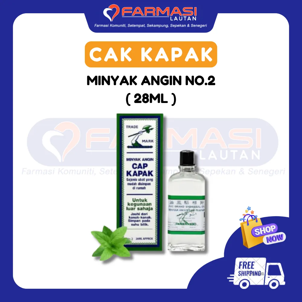 MINYAK ANGIN CAP KAPAK 28 ML NO 2