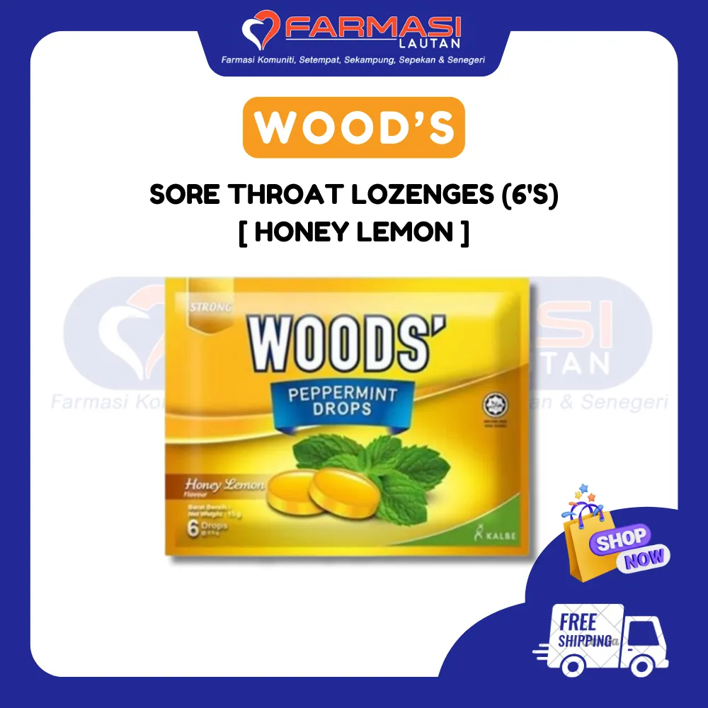 WOOD'S HONEY LEMON 6 LZGS