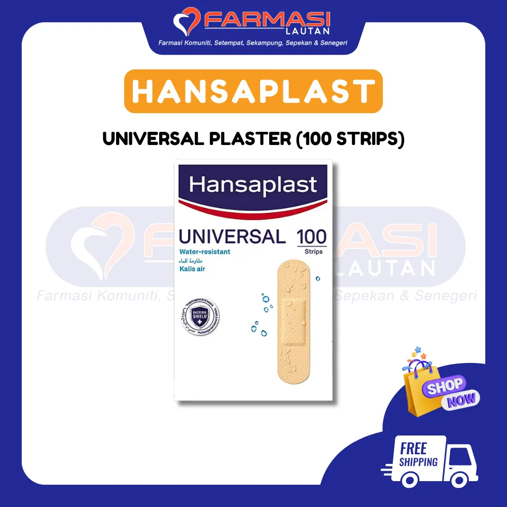 HANSAPLAST UNIVERSAL WATER-RESISTANT 100 STRIPS