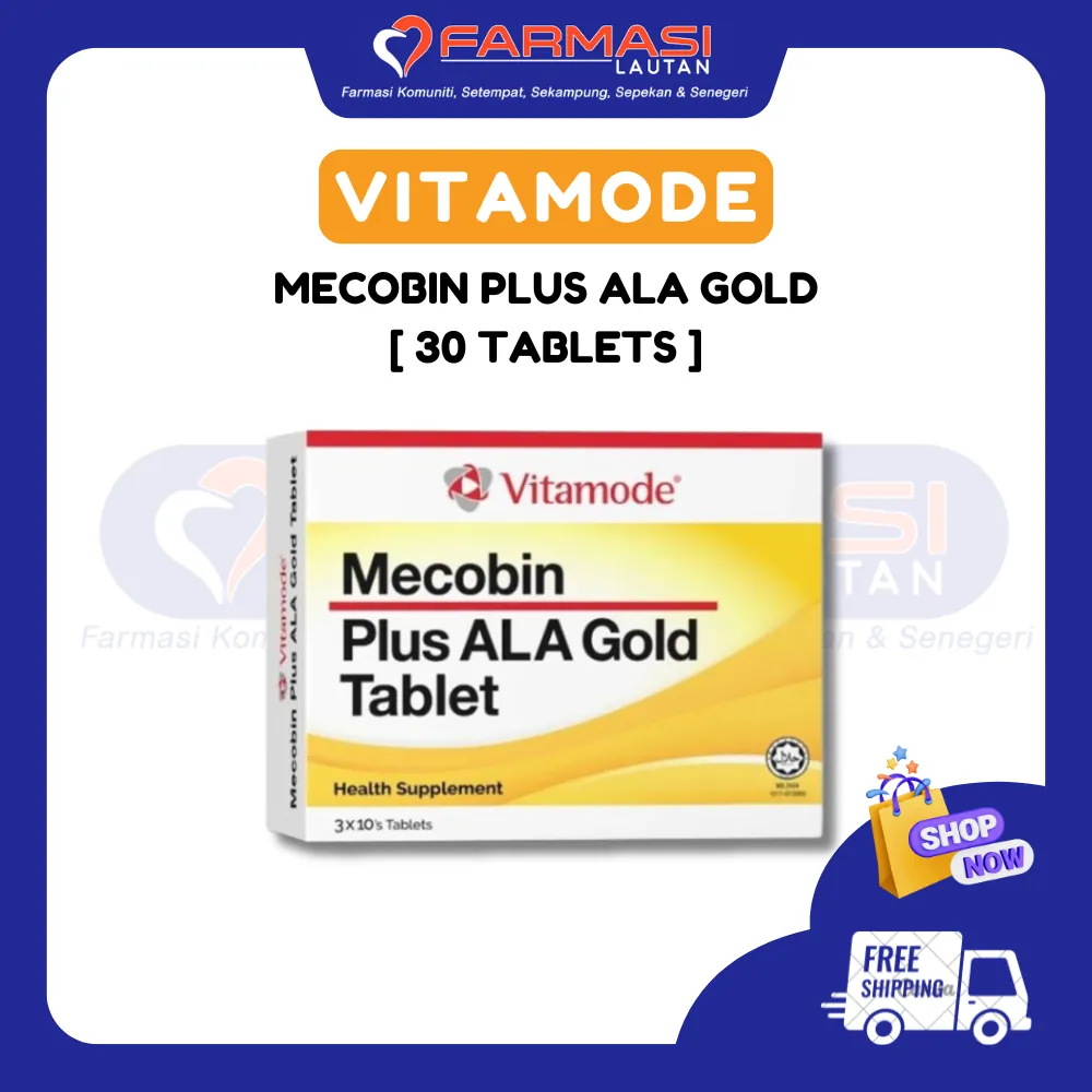 VITAMODE MECOBIN PLUS ALA GOLD 30 TABS