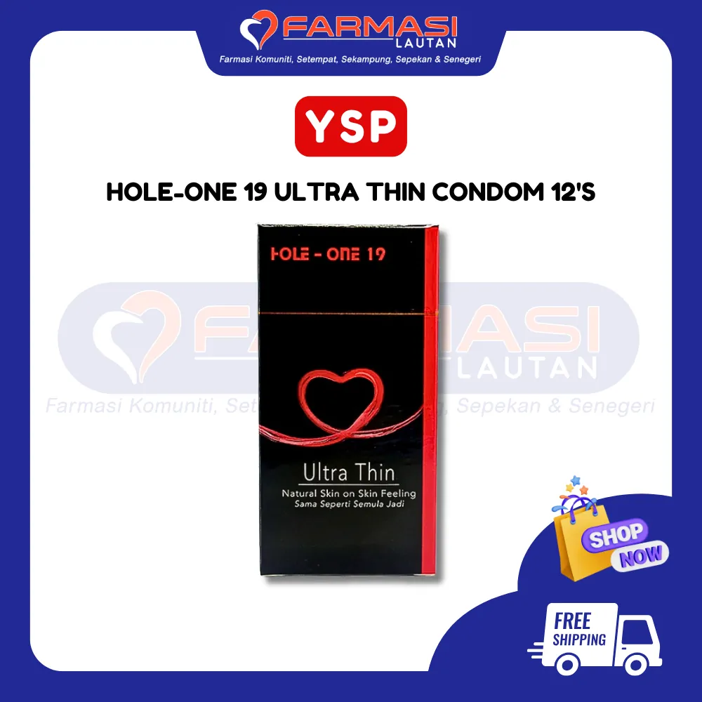YSP HOLE-ONE 19 ULTRA THIN 12 CONDOMS
