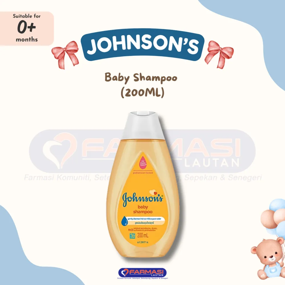JOHNSON'S BABY SHAMPOO 200 ML