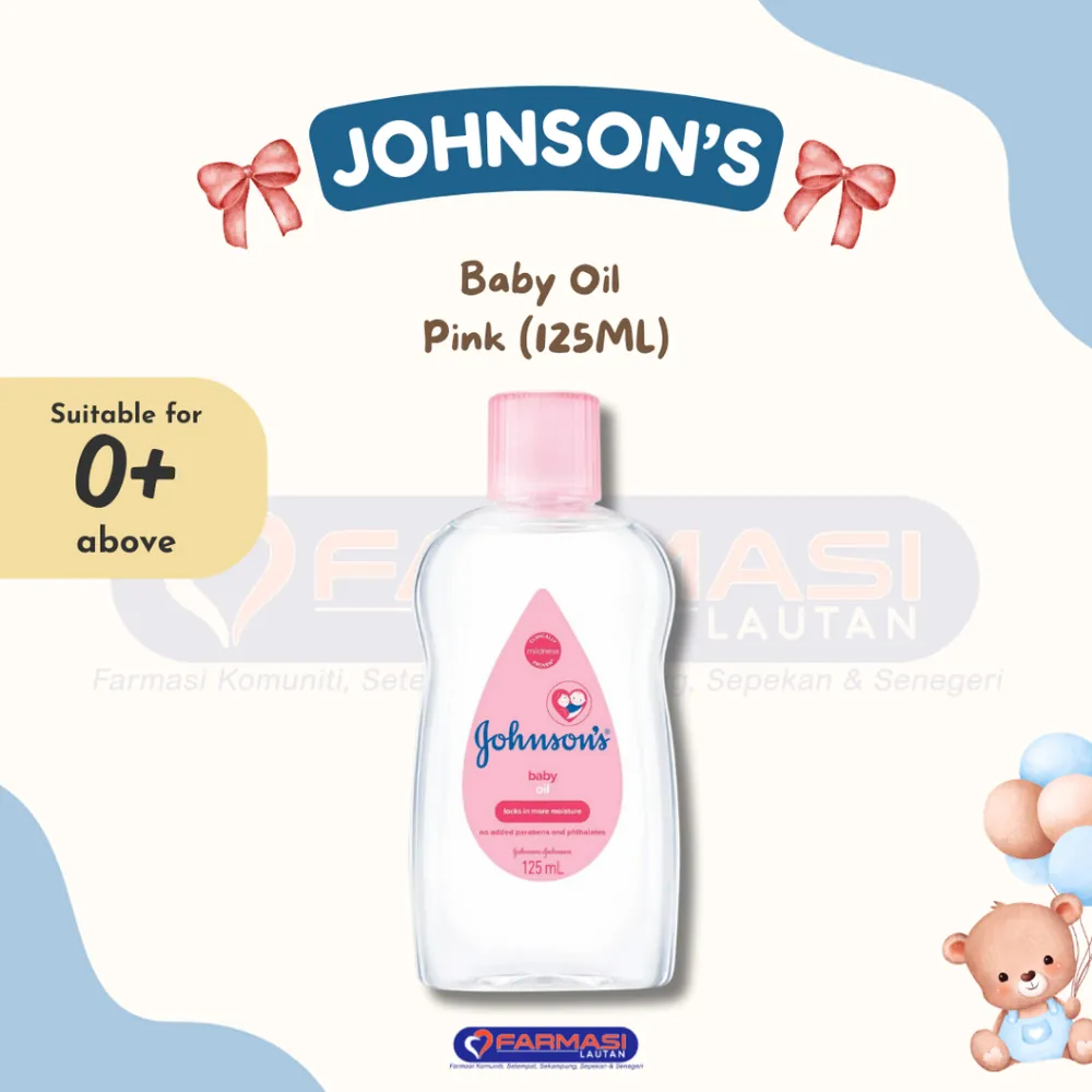 JOHNSON'S BABY OIL 125 ML