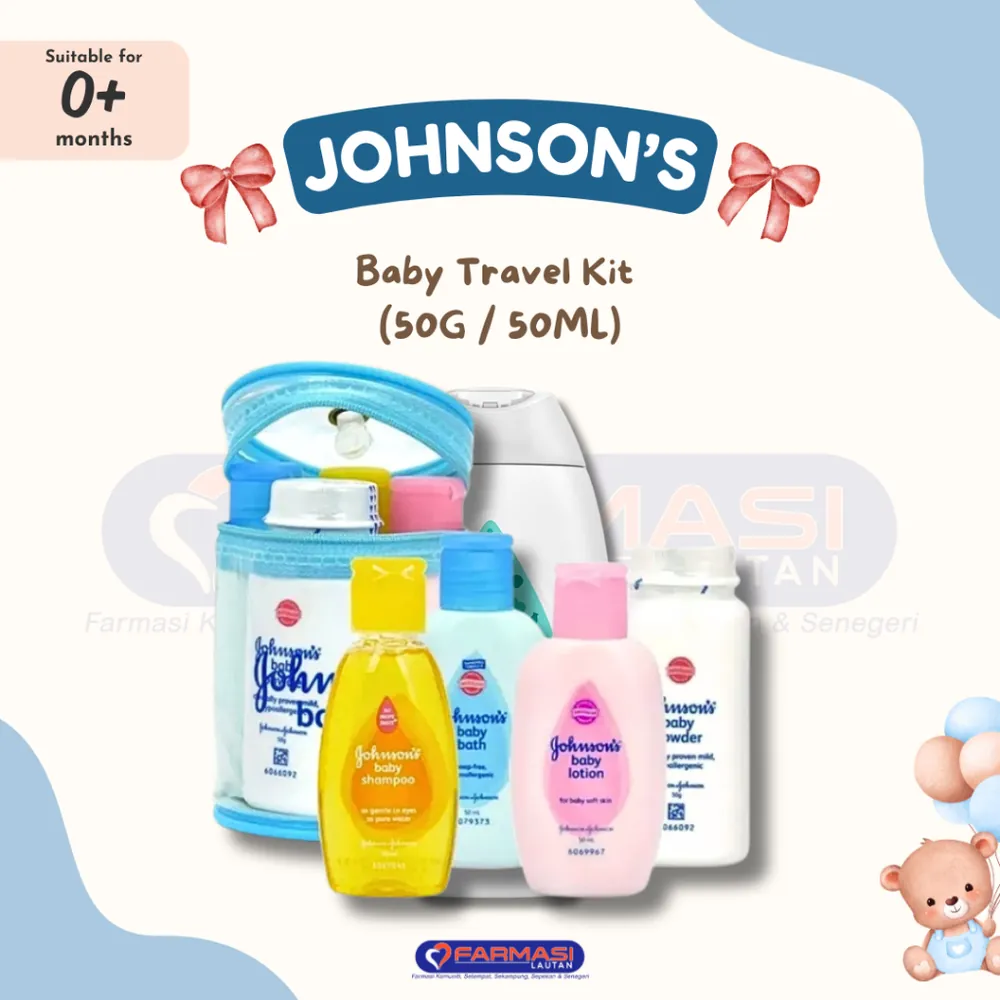 JOHNSON'S BABY TRAVEL KIT 50 G / 50 ML