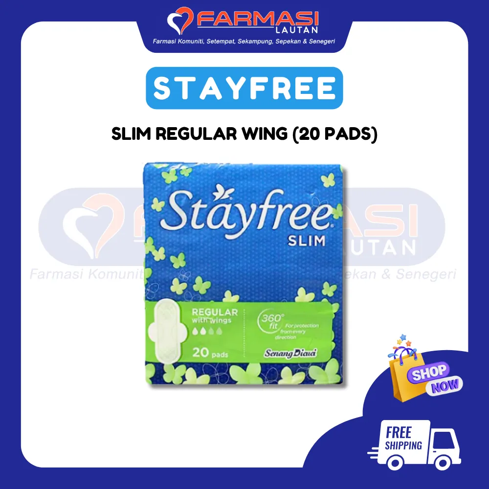 STAYFREE SLIM WING REGULAR 20 PADS
