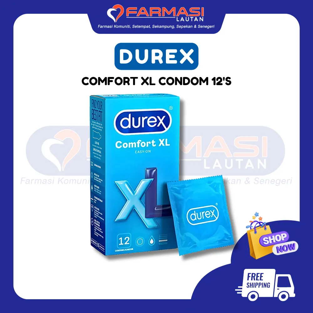 DUREX COMFORT XL 12 CONDOMS