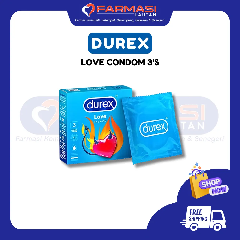 DUREX LOVE 3 CONDOMS