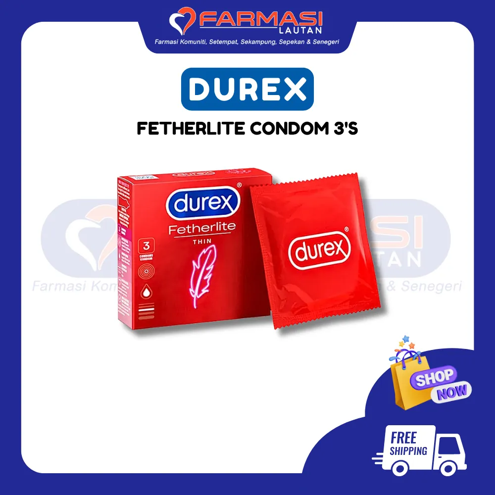 DUREX FETHERLITE 3 CONDOMS