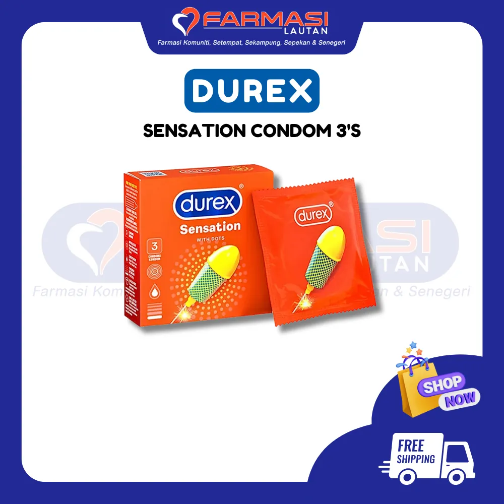DUREX SENSATION 3 CONDOMS