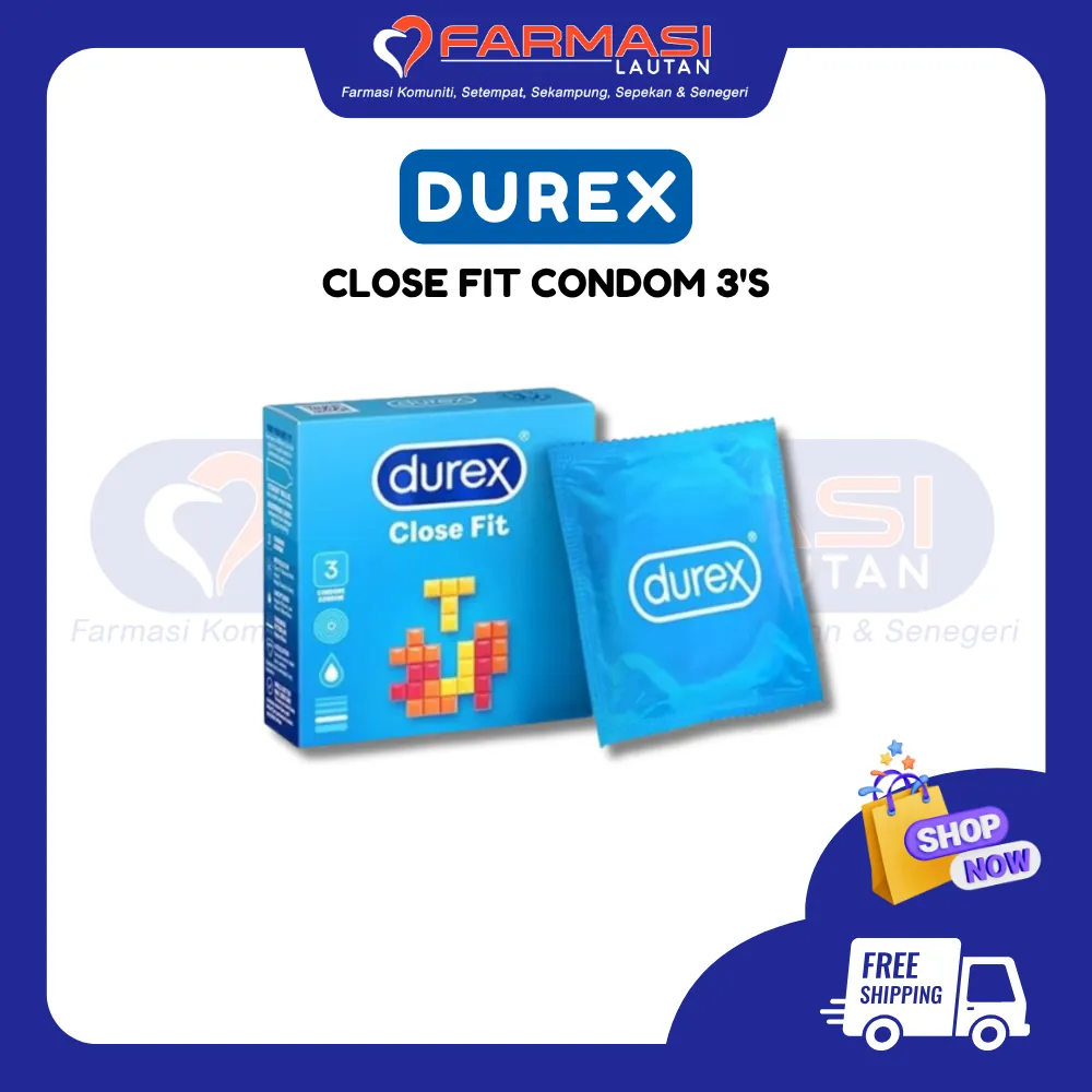 DUREX CLOSE FIT 3 CONDOMS