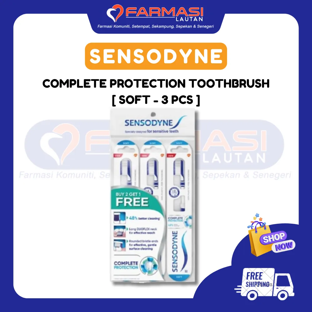 SENSODYNE TOOTHBRUSH COMPLETE PROTECTION SOFT B2F1