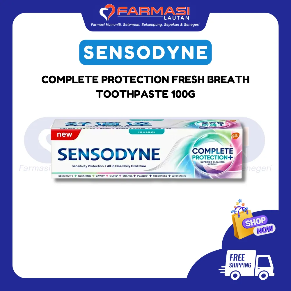 SENSODYNE COMPLETE PROTECTION EXTRA FRESH/FRESH BREATH 100 G