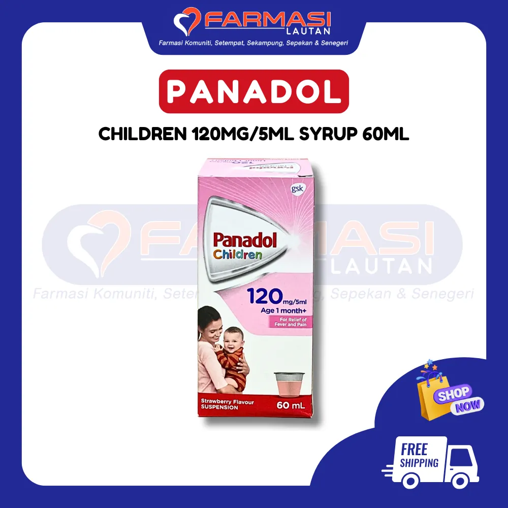 PANADOL CHILDREN 1-6 STRAWBERRY 60 ML