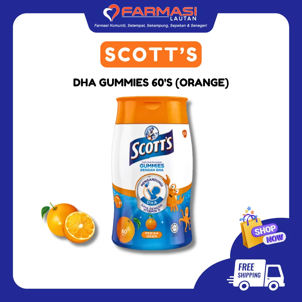 SCOTT'S DHA GUMMIES OREN 60 GUMMIES