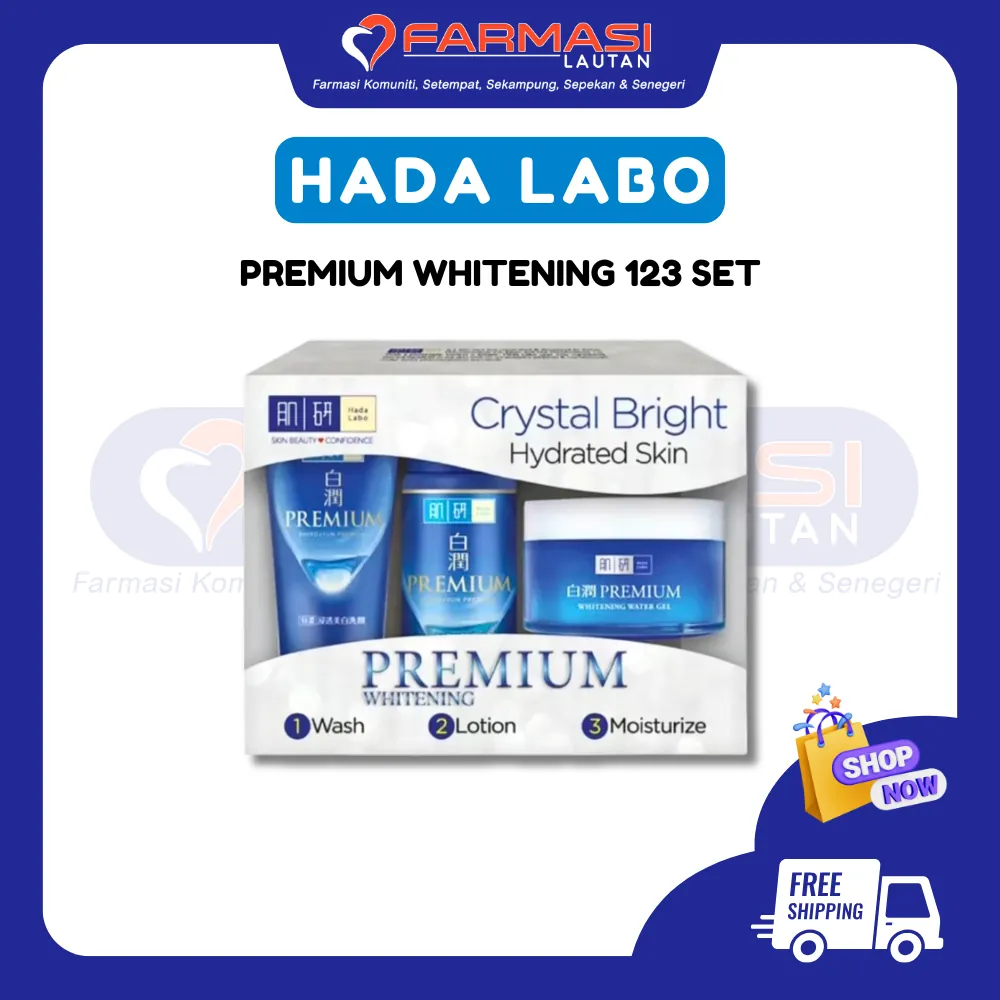 HADA LABO PREMIUM WHITENING 123 SET