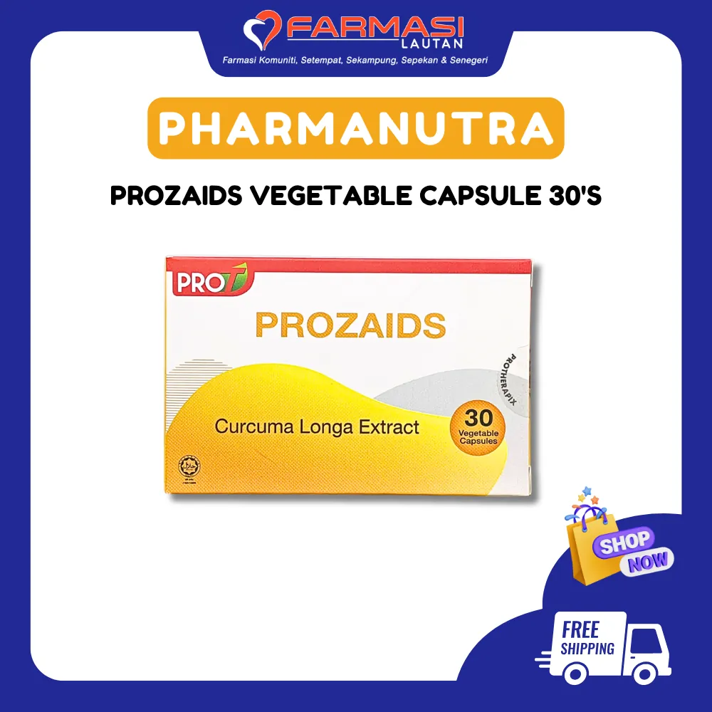 PROZAIDS CURCUMIN BIOEXTRACT 480 MG 30'S