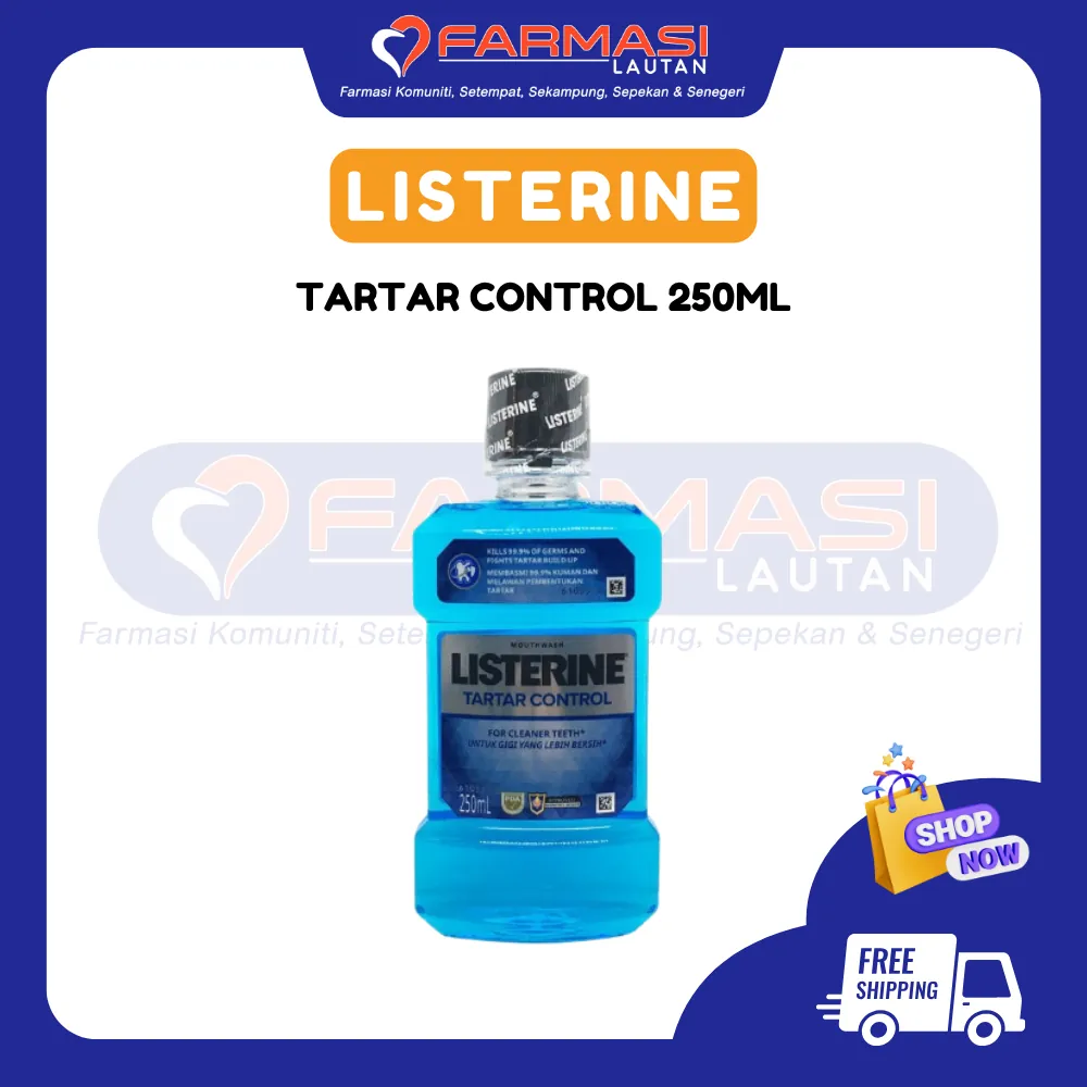LISTERINE TARTAR CONTROL MOUTHWASH 250ML