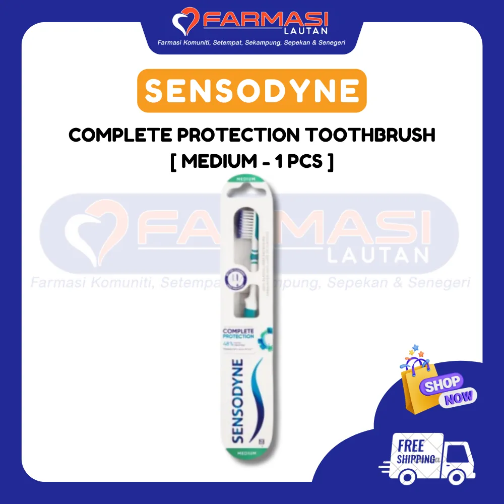 SENSODYNE TOOTHBRUSH COMPLETE PROTECTION MEDIUM 1 PCS