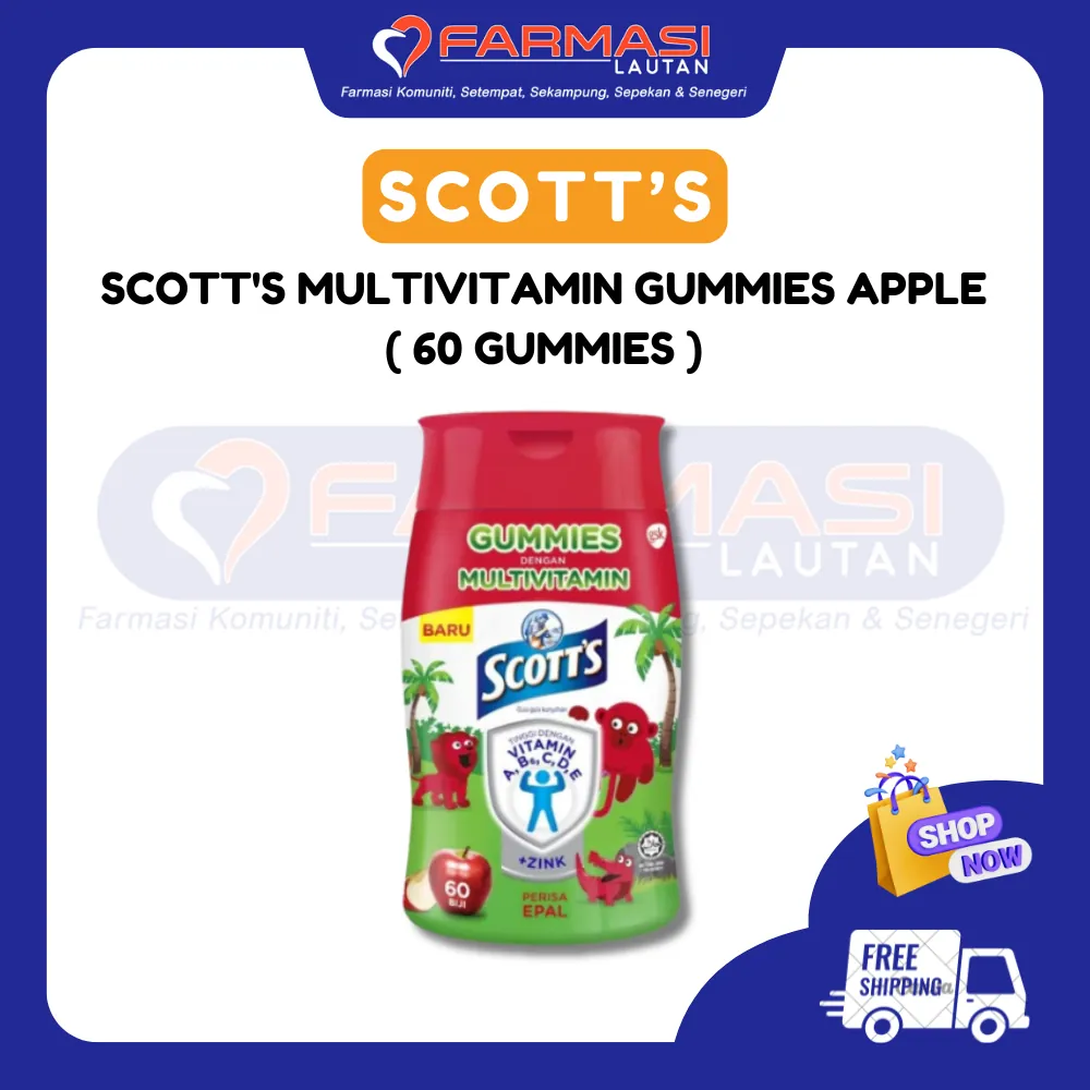 SCOTT'S MULTIVIT GUMMIES EPAL 60 PASTILLES