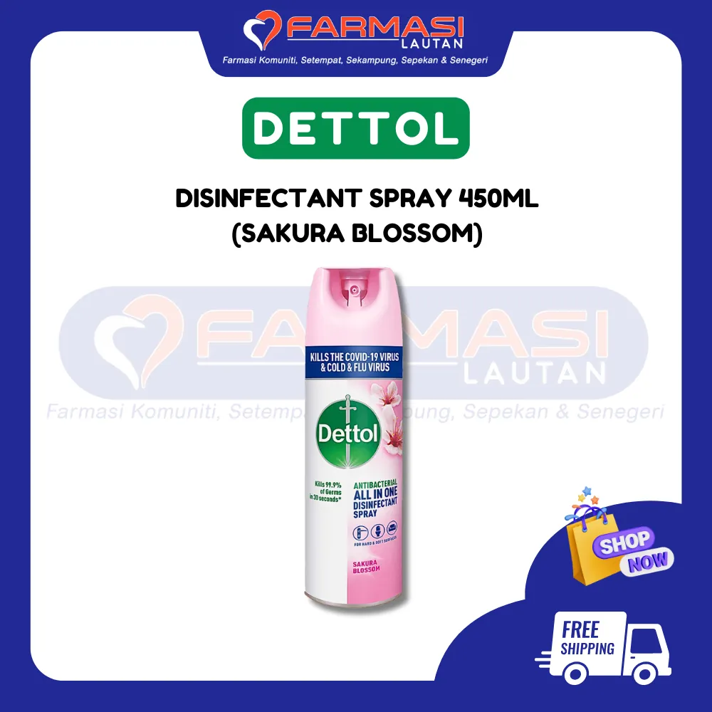 DETTOL DISINFECTANT SPRAY SAKURA BLOSSOM 450 ML